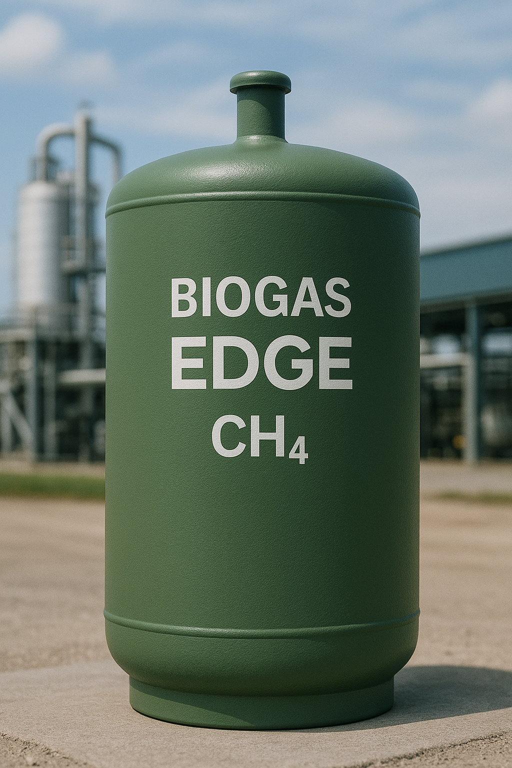 Biogas (CH₄)